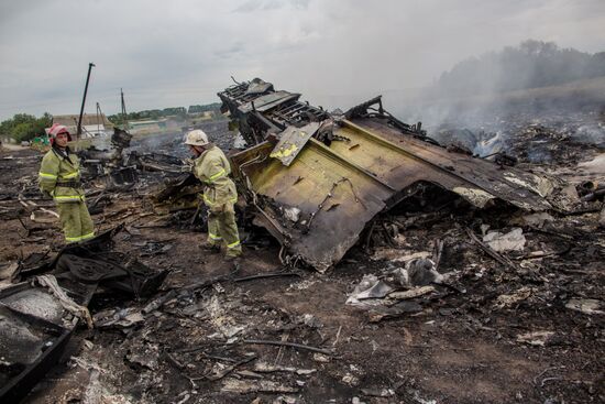 Крушение малайзийского Boeing на Украине
