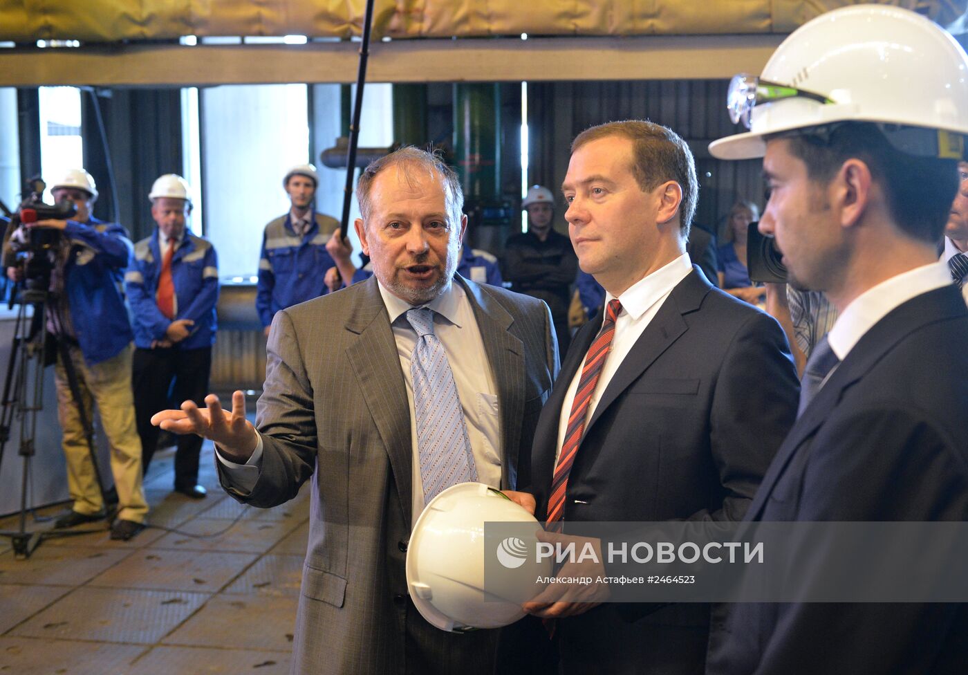 Рабочая поездка Д.Медведева в Липецк