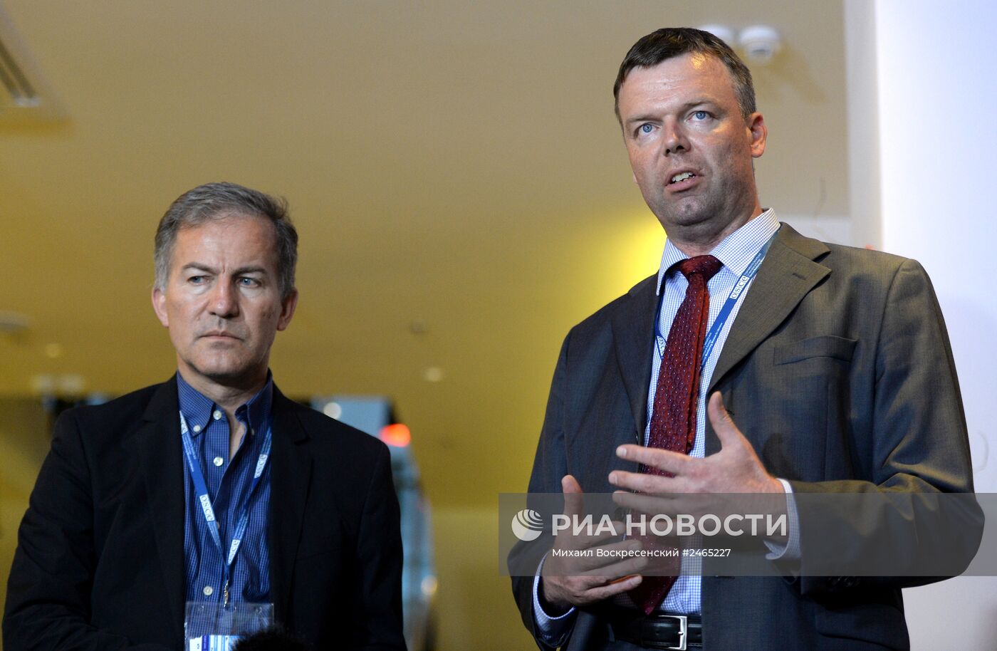 Пресс-конференция членов миссии ОБСЕ в Донецке