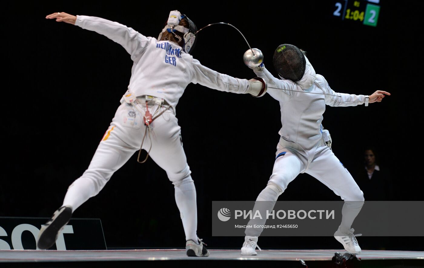 Фехтование. Чемпионат мира. Шестой день