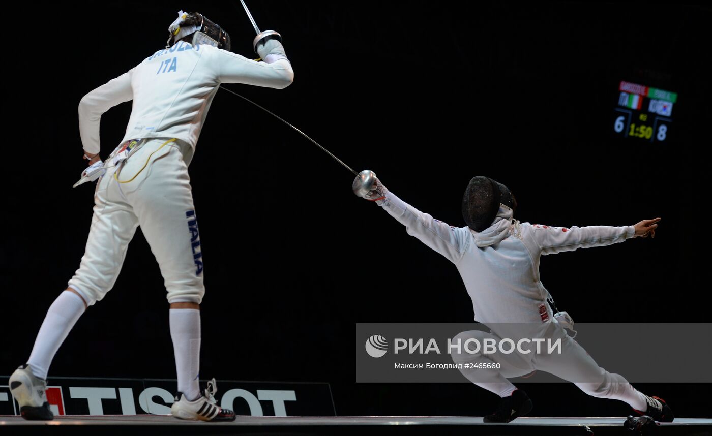 Фехтование. Чемпионат мира. Шестой день