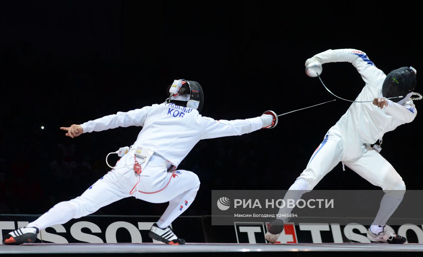 Фехтование. Чемпионат мира. Шестой день