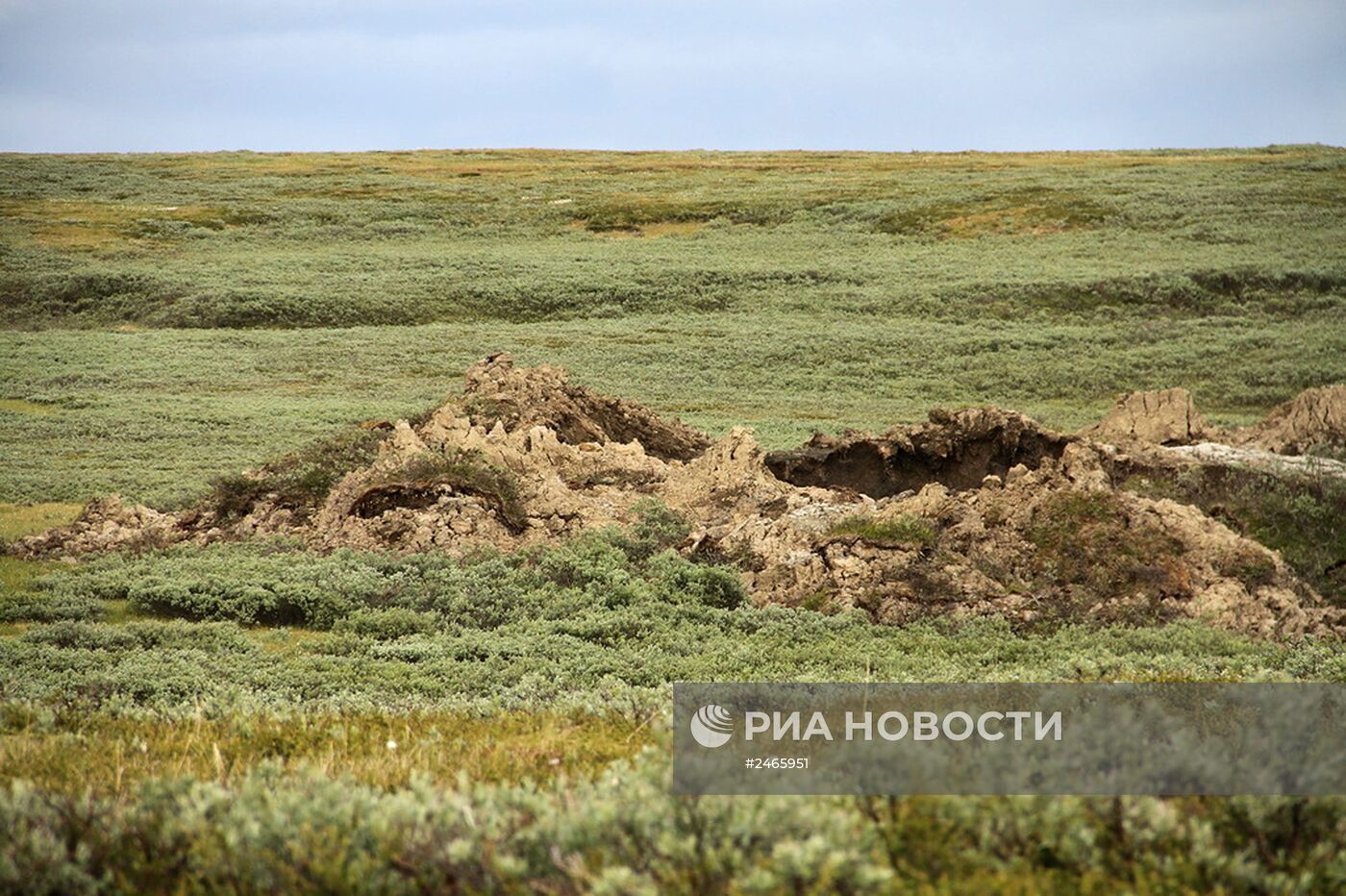 Кратер неизвестного происхождения обнаружен на Ямале