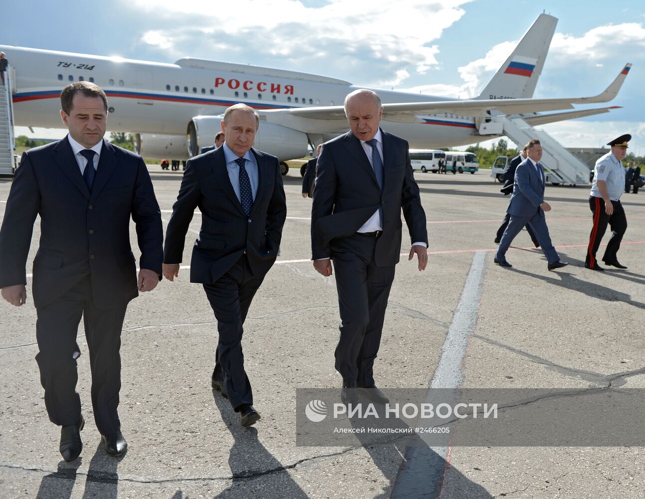 Рабочая поездка В.Путина в Самарскую область