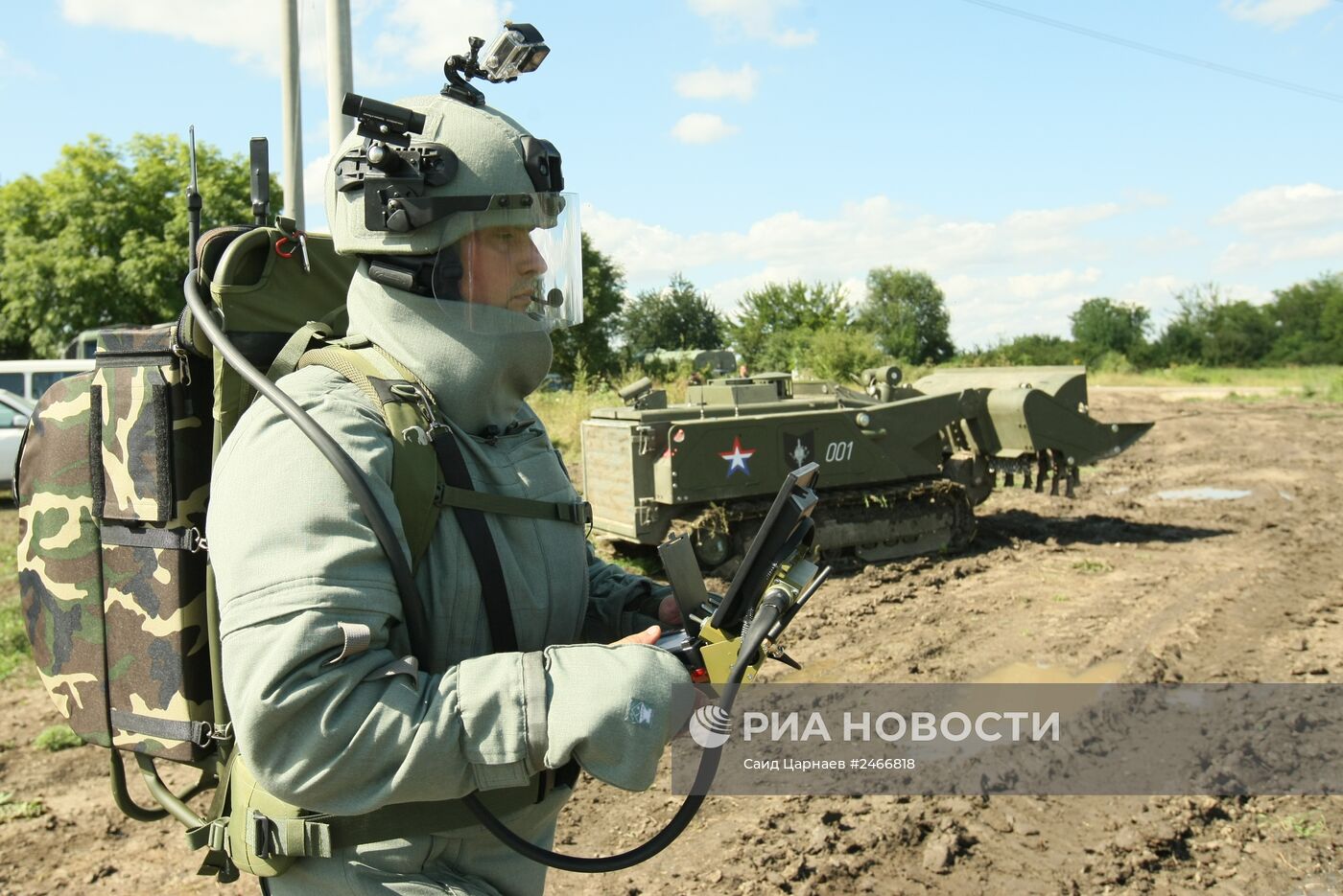 Разминирование горных территорий в Чеченской республике