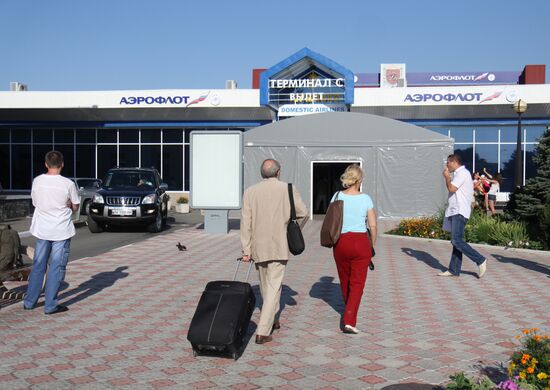 Аэропорт Симферополя встречает миллионного туриста
