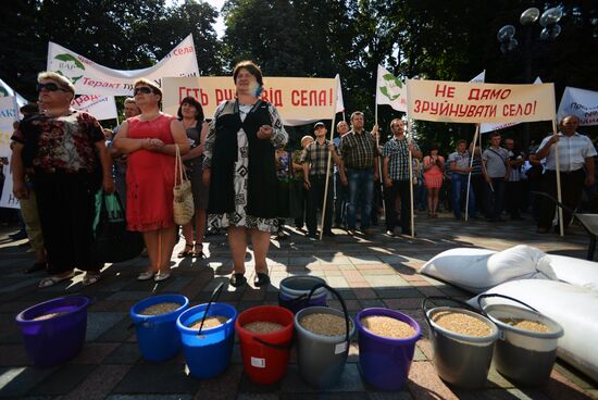 Митинг аграриев в Киеве