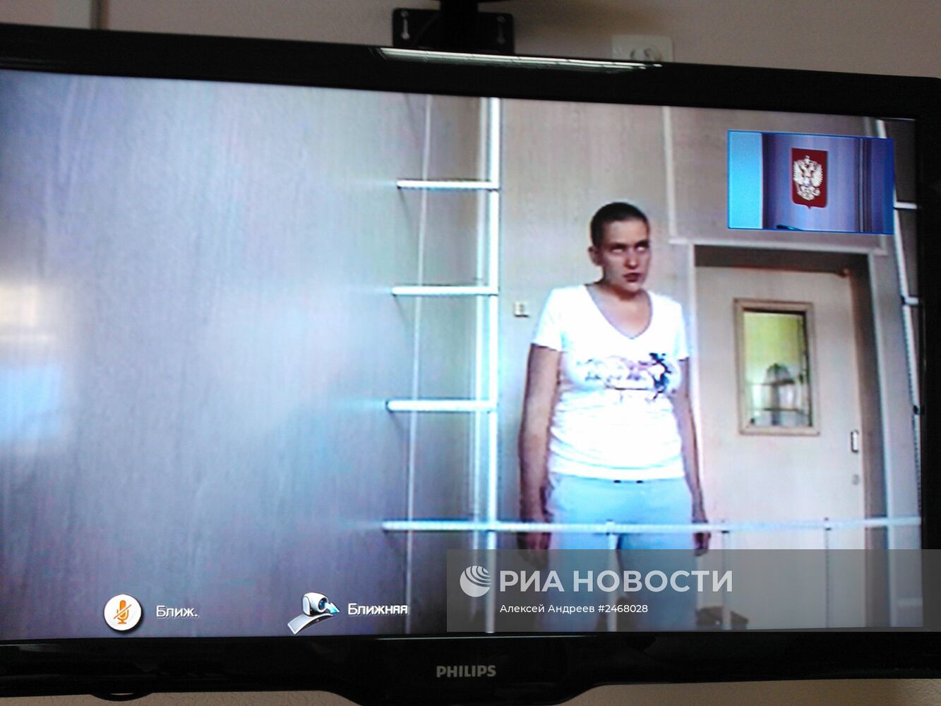 Заседание суда по делу Надежды Савченко, подозреваемой в пособничестве в убийстве российских журналистов