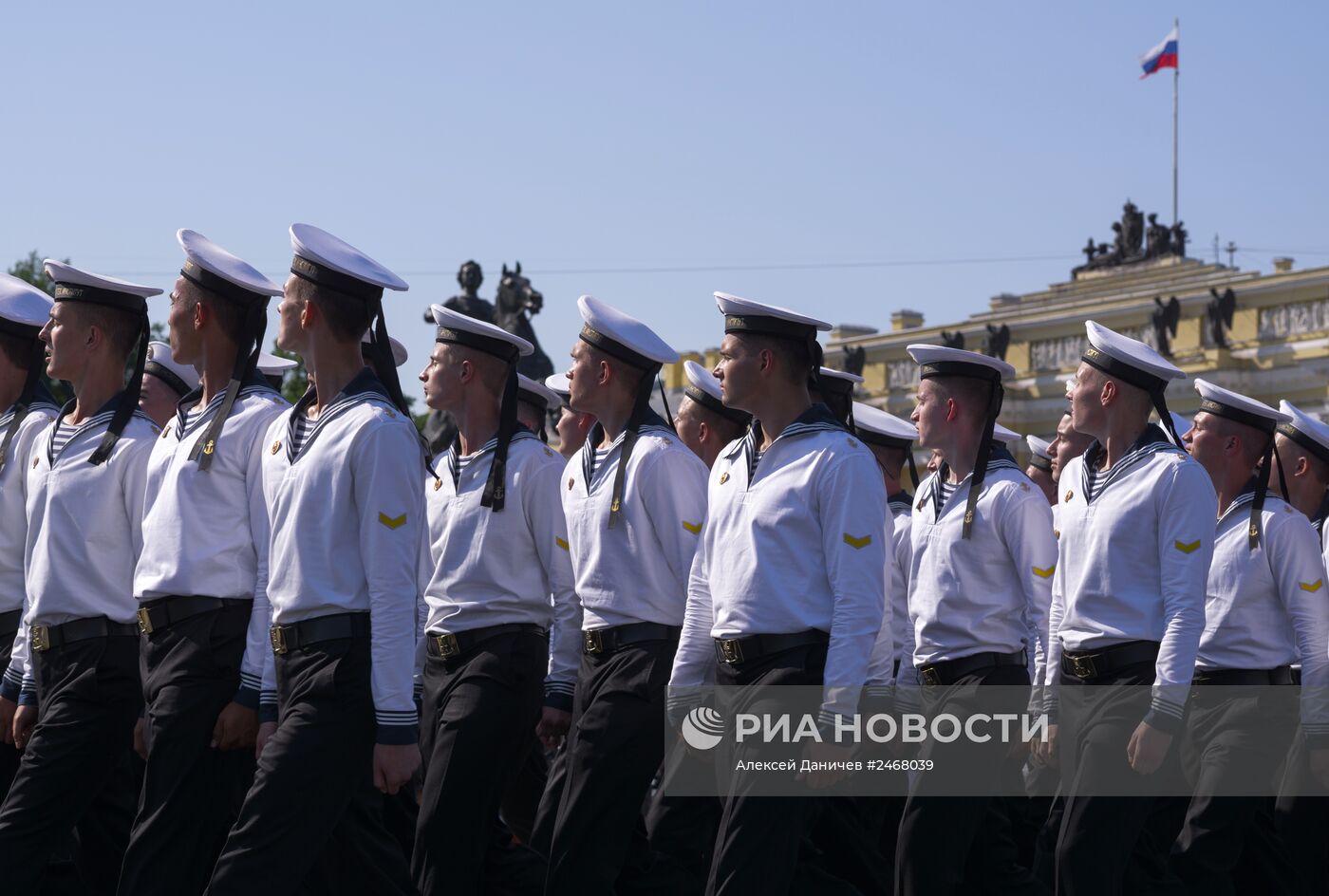 Генеральная репетиция парада кораблей в Санкт-Петербурге