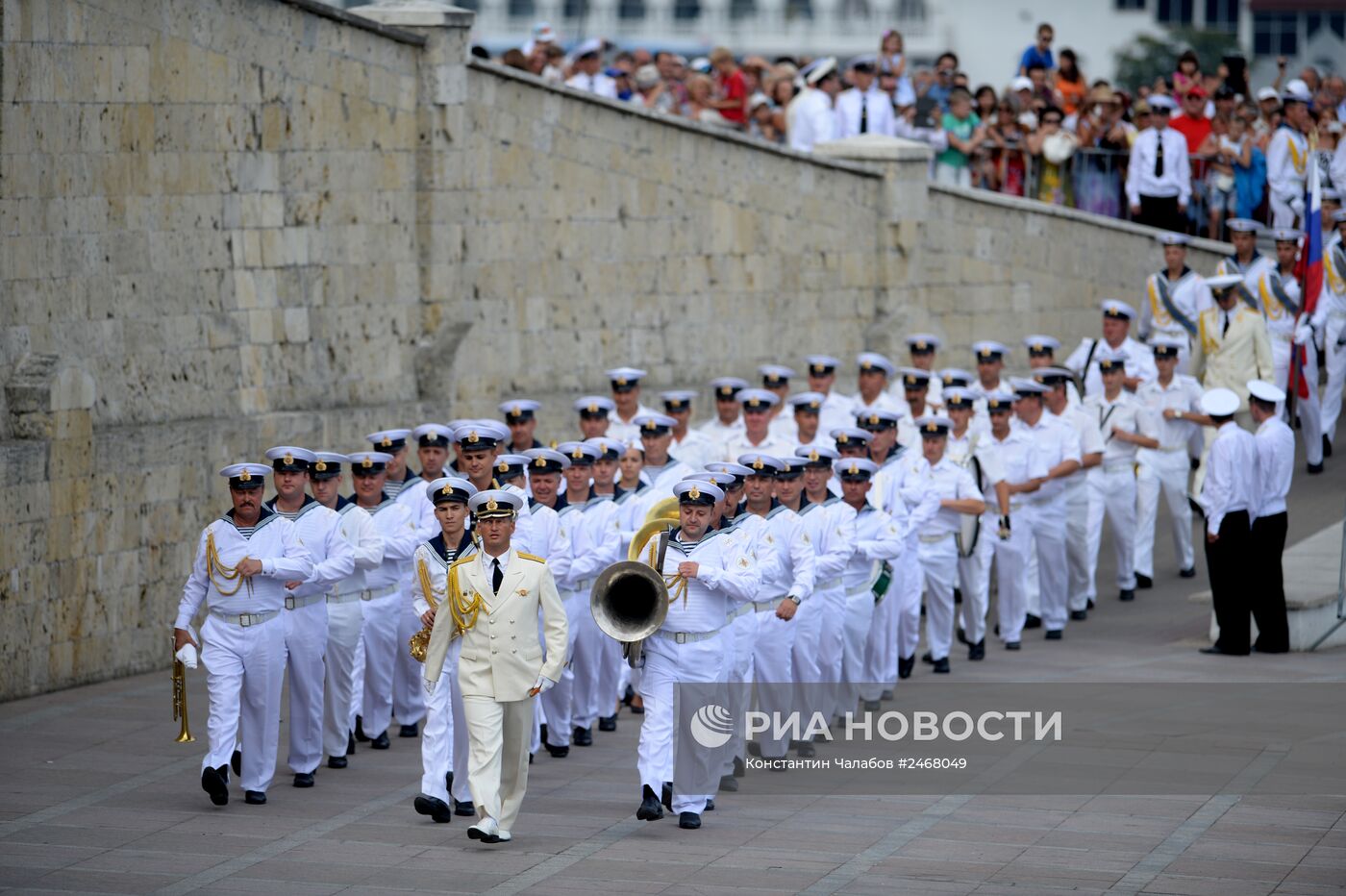 Репетиция парада ко Дню ВМФ в Севастополе