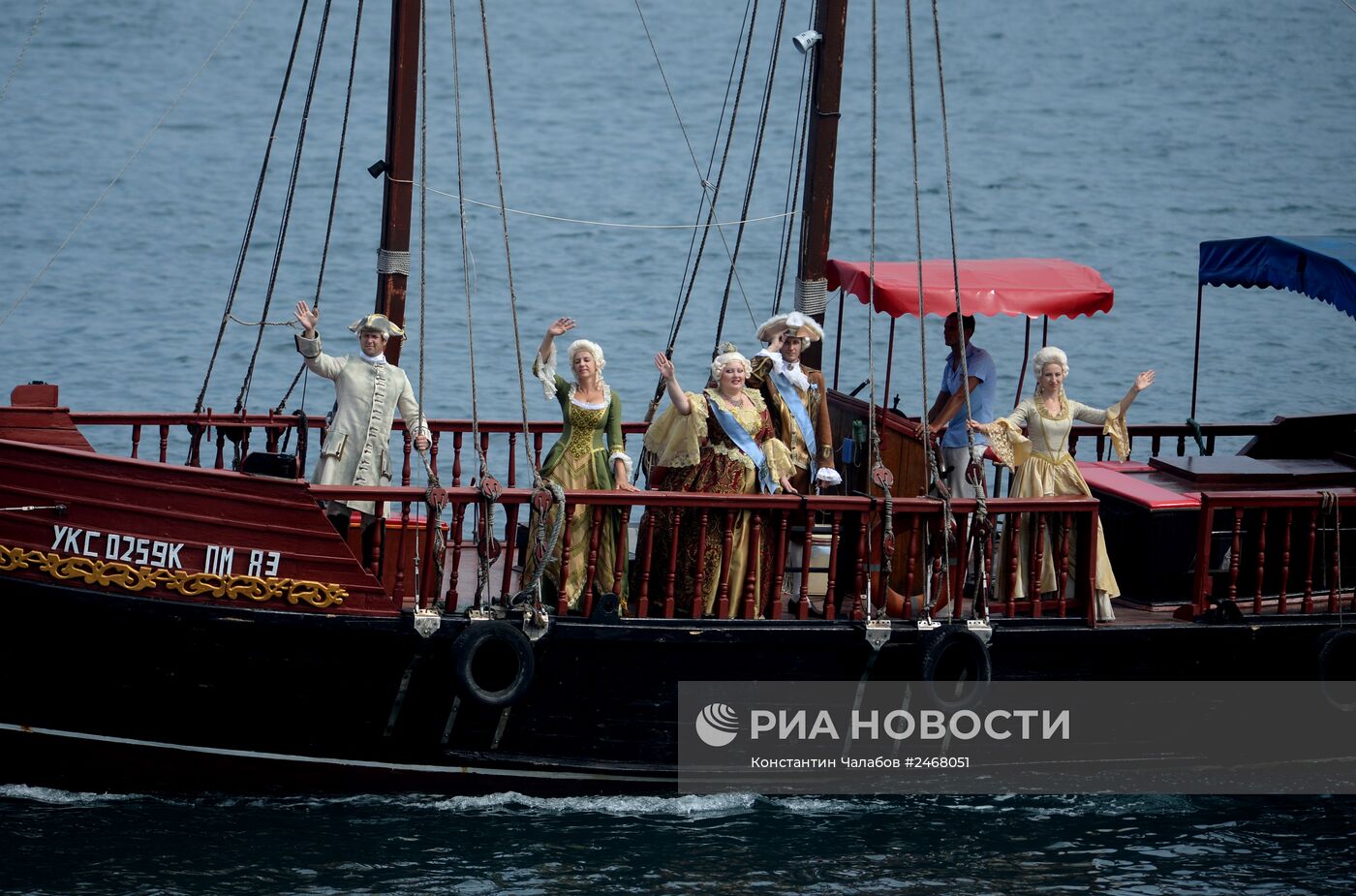 Репетиция парада ко Дню ВМФ в Севастополе