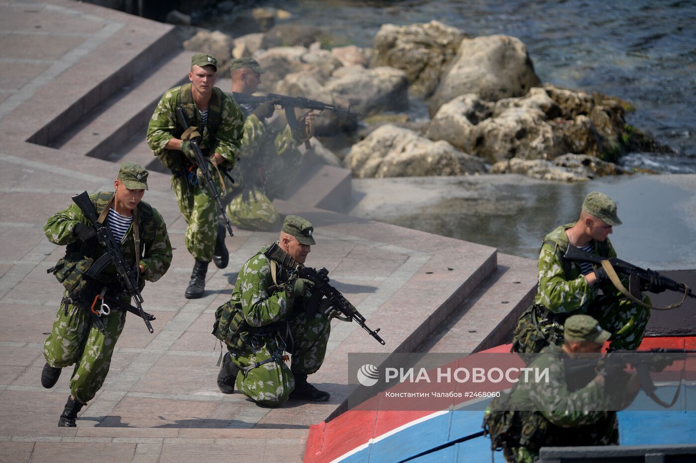 Репетиция парада ко Дню ВМФ в Севастополе