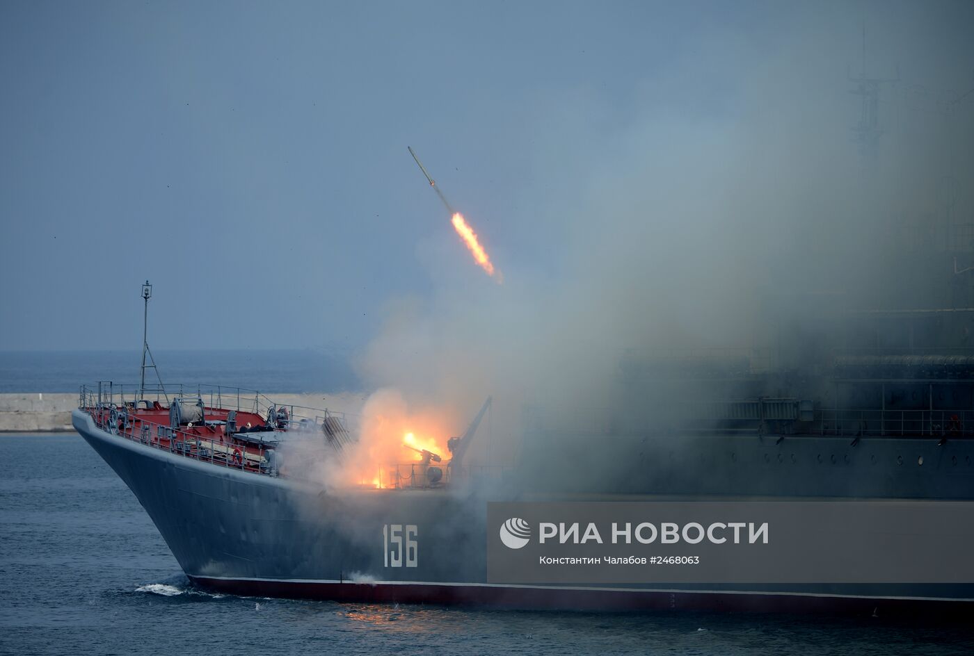 Репетиция парада ко Дню ВМФ в Севастополе