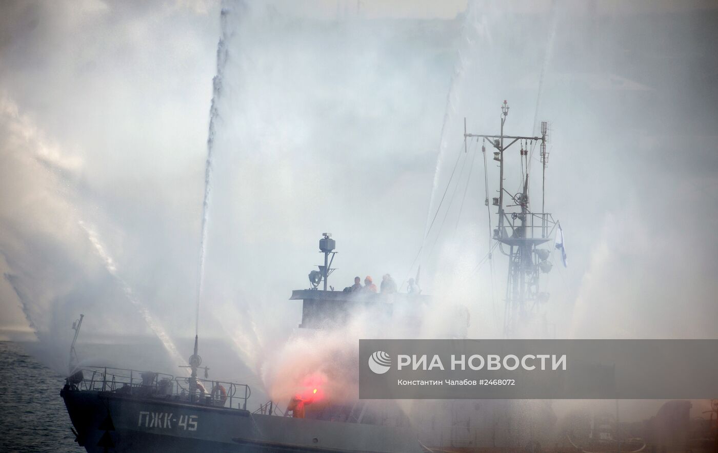 Репетиция парада ко Дню ВМФ в Севастополе