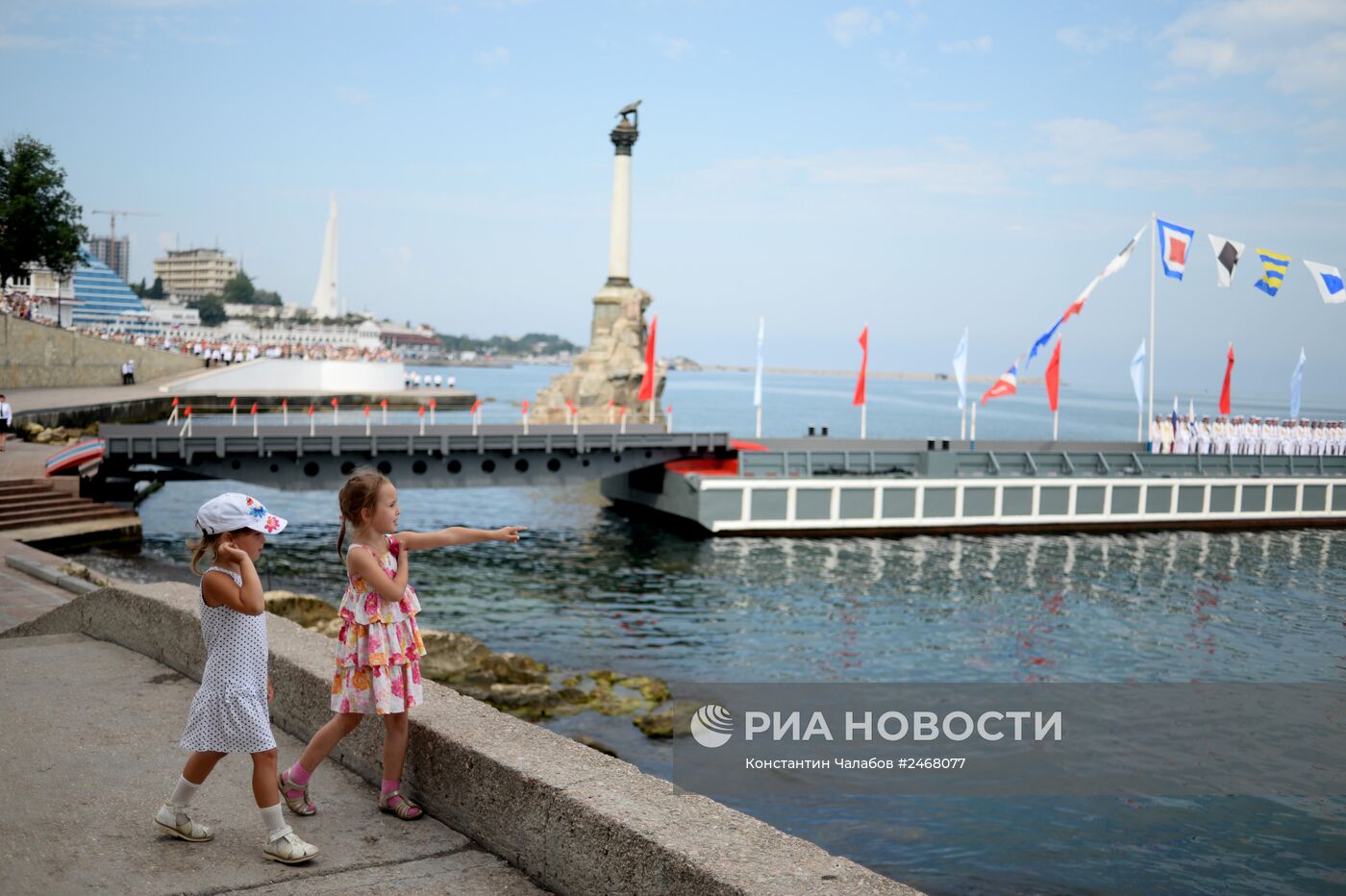 Репетиция парада ко Дню ВМФ в Севастополе