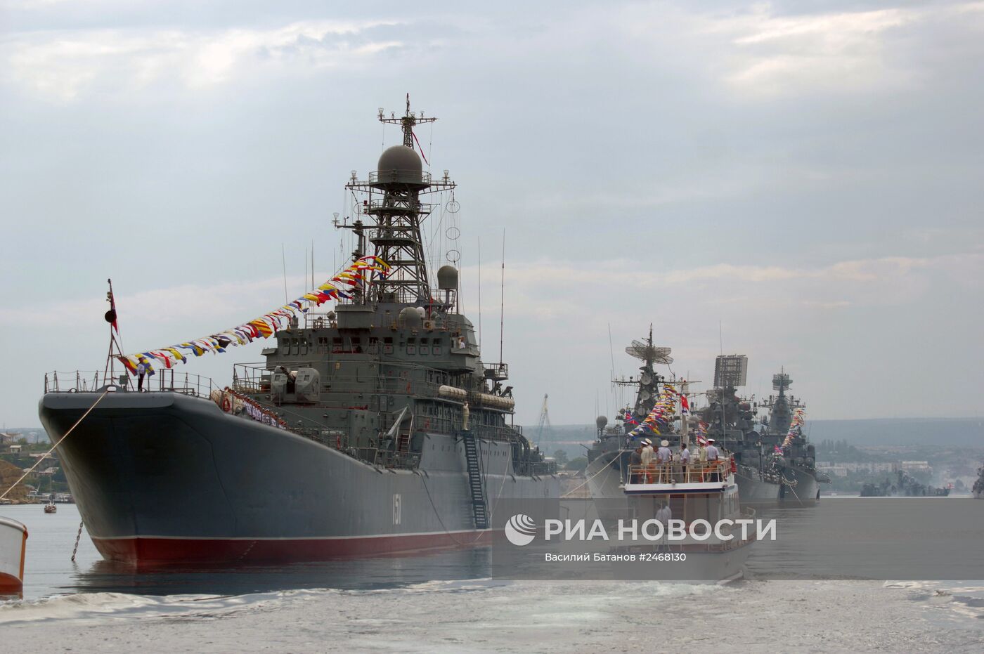 Репетиция парада ко Дню ВМФ в Севастополе