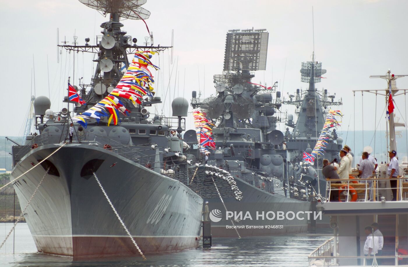 Репетиция парада ко Дню ВМФ в Севастополе