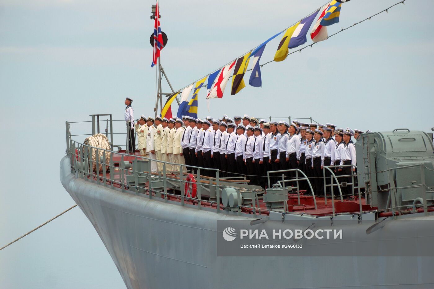 Репетиция парада ко Дню ВМФ в Севастополе