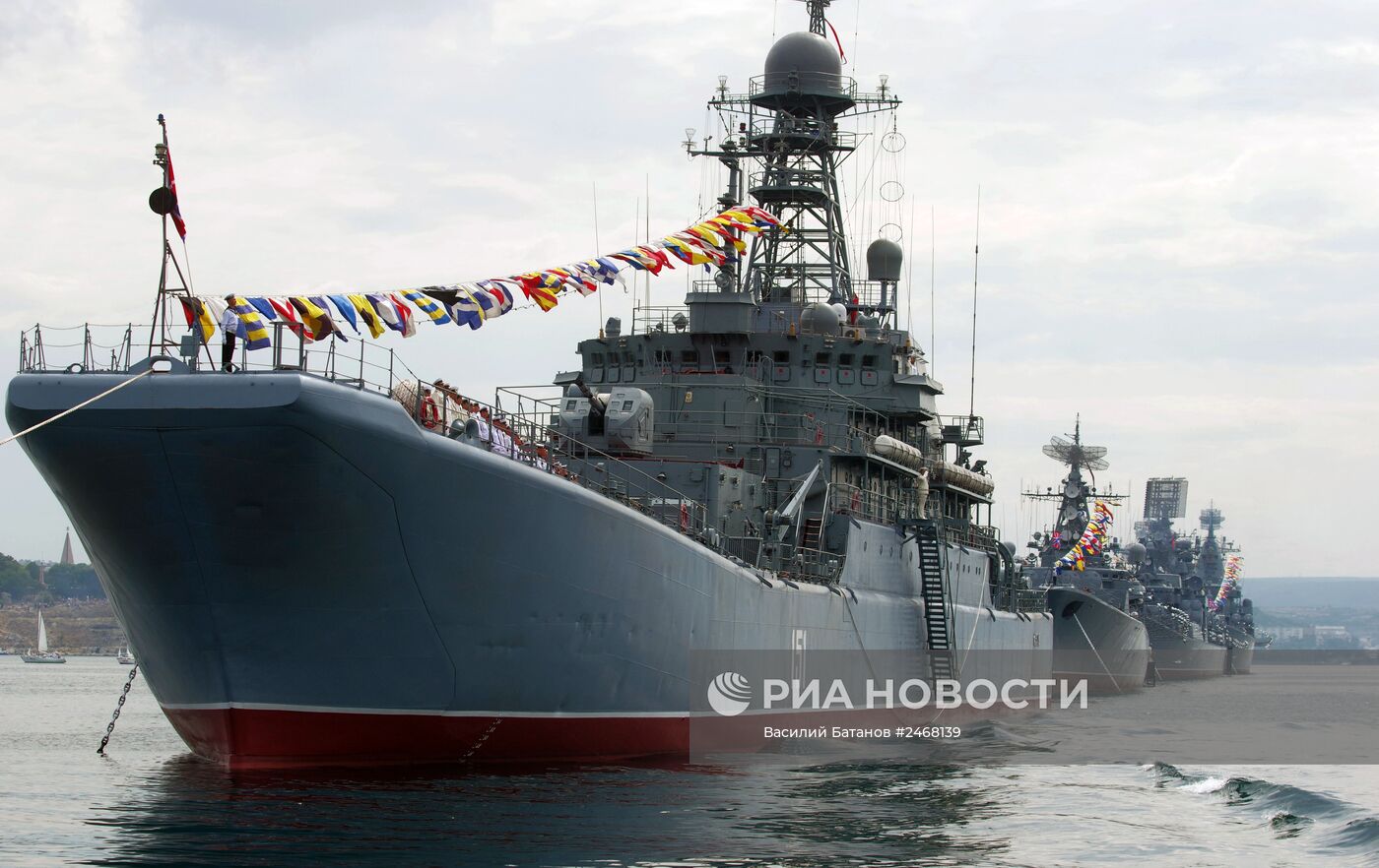Репетиция парада ко Дню ВМФ в Севастополе