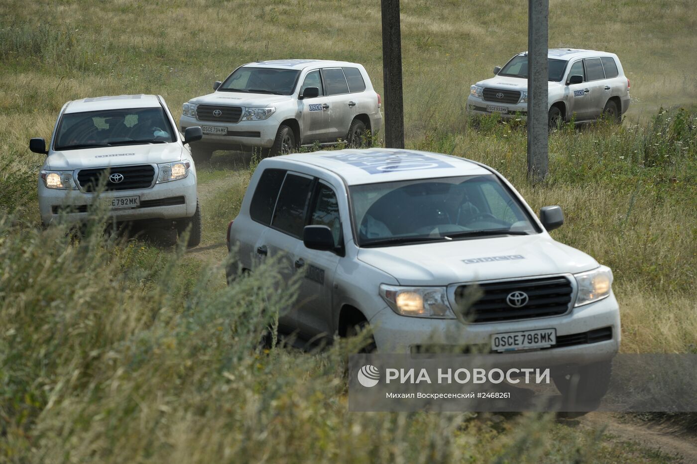 Сотрудники миссии ОБСЕ и эксперты работают на месте крушения малайзийского Boeing 777