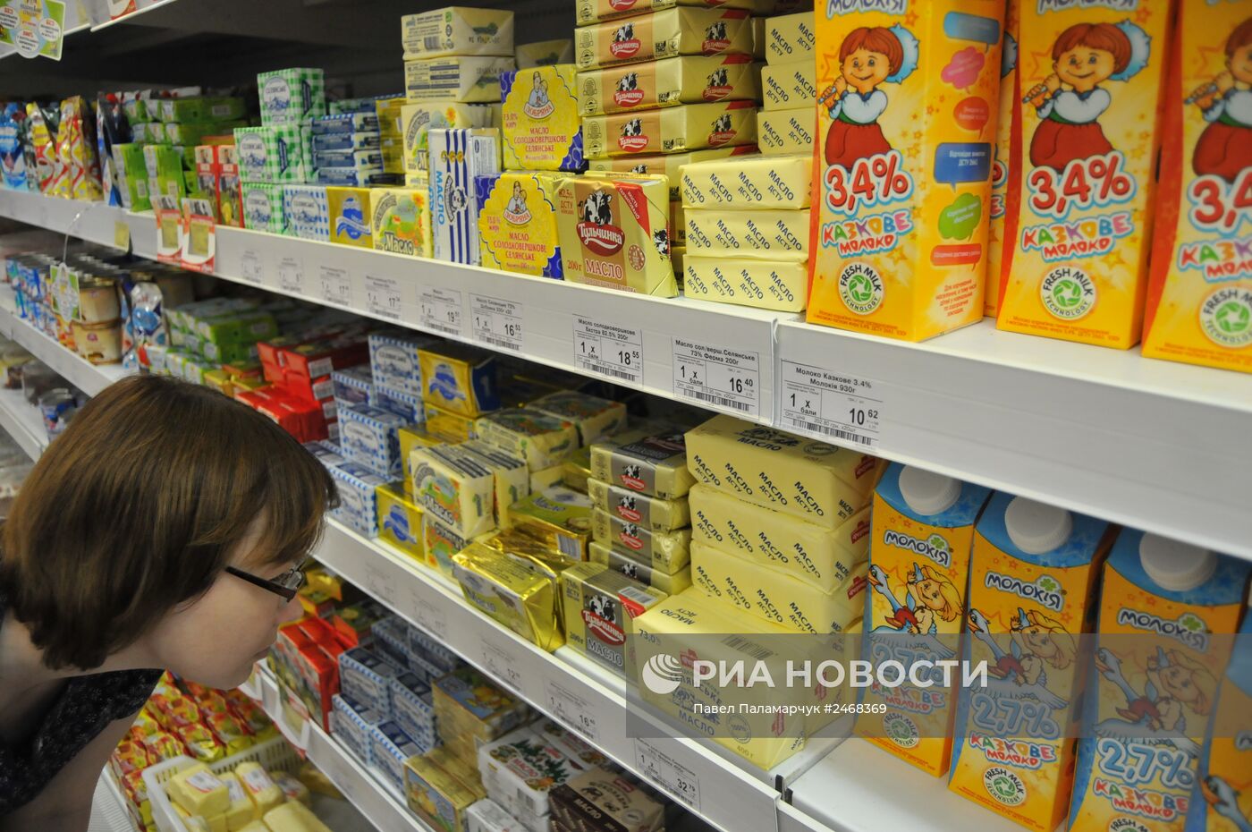 Россия с 28 июля запретит поставки молока и молочной продукции Украины