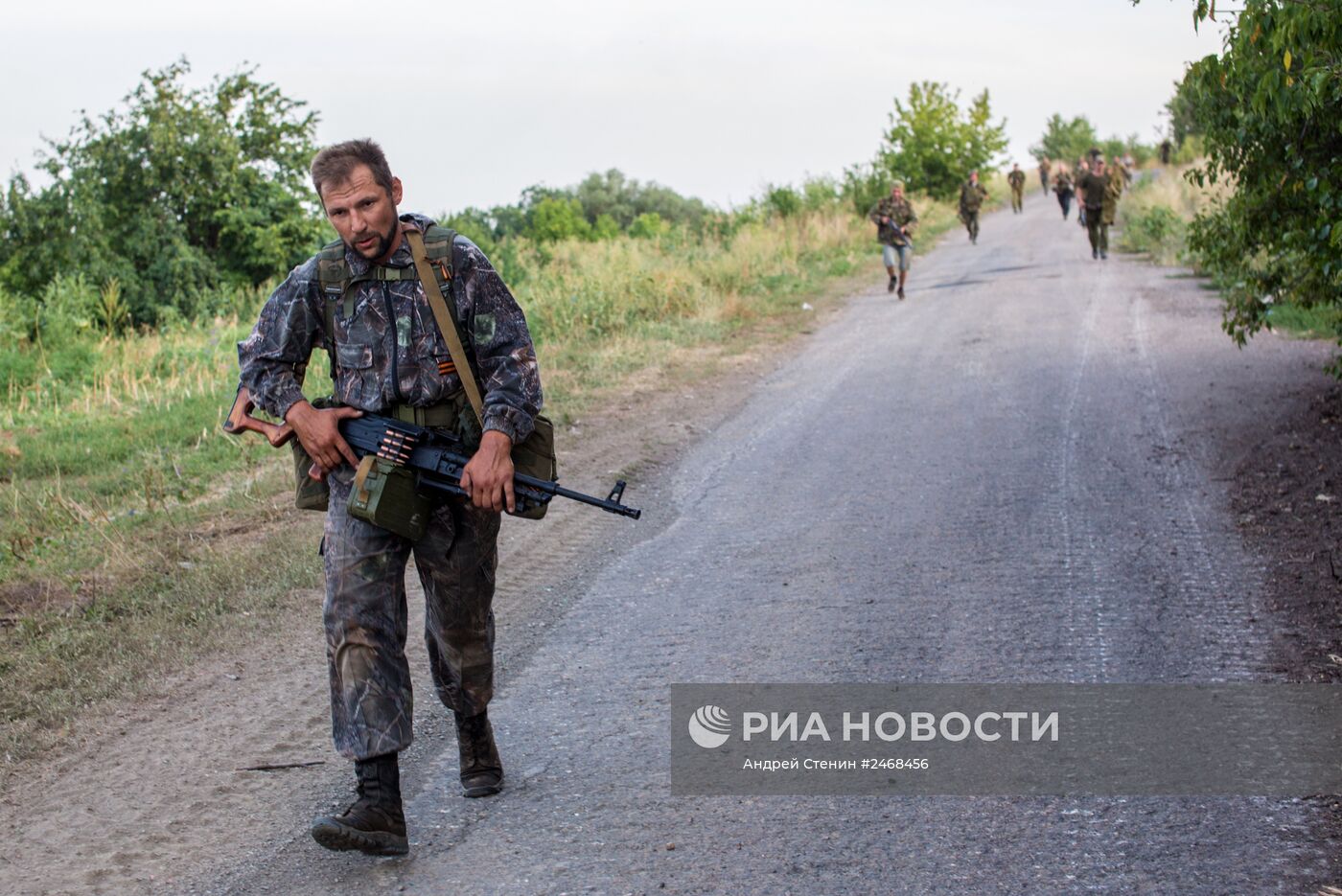 Бой за приграничное село в районе города Снежное в Донецкой области