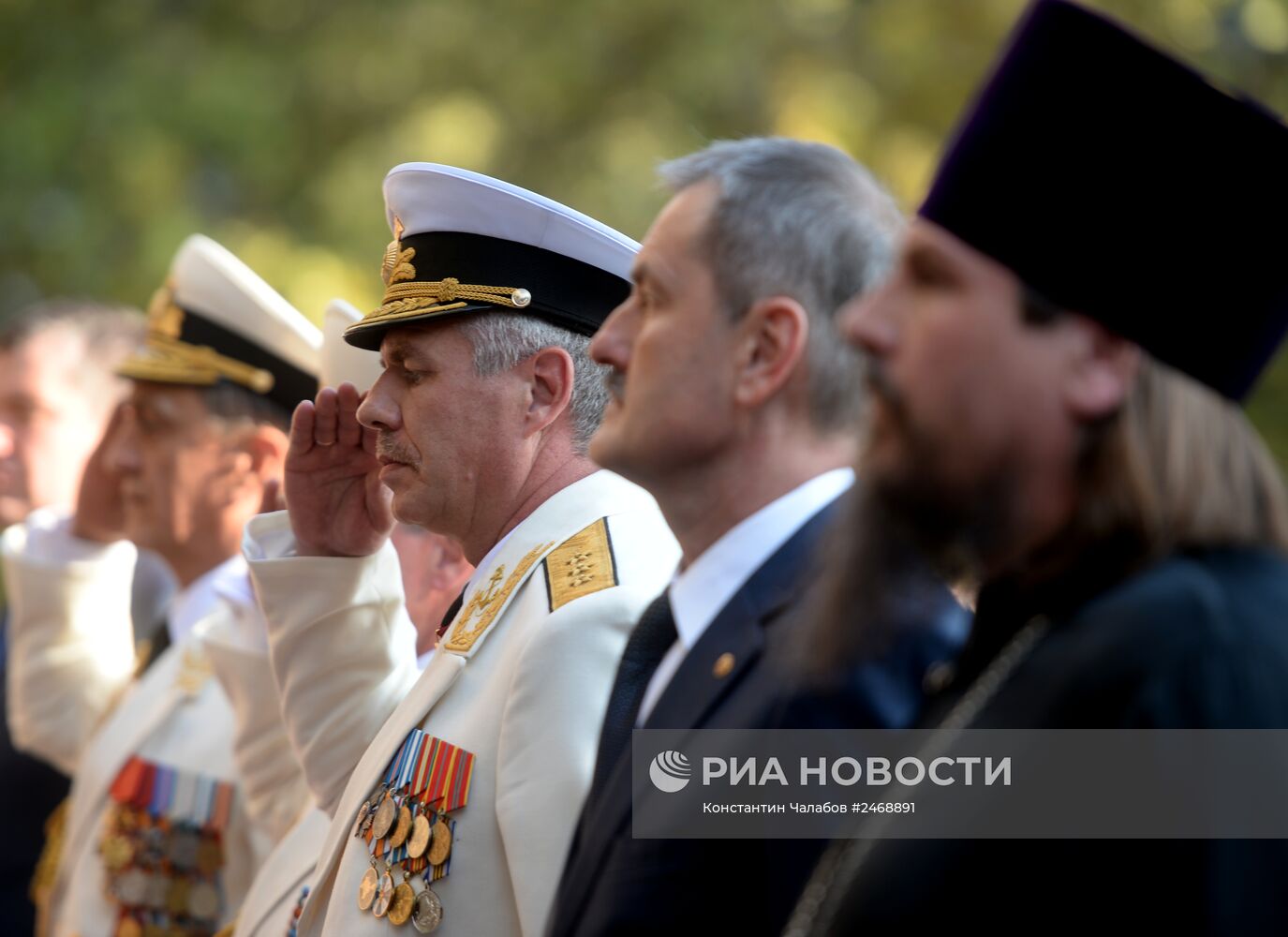 Празднование Дня ВМФ России в Севастополе