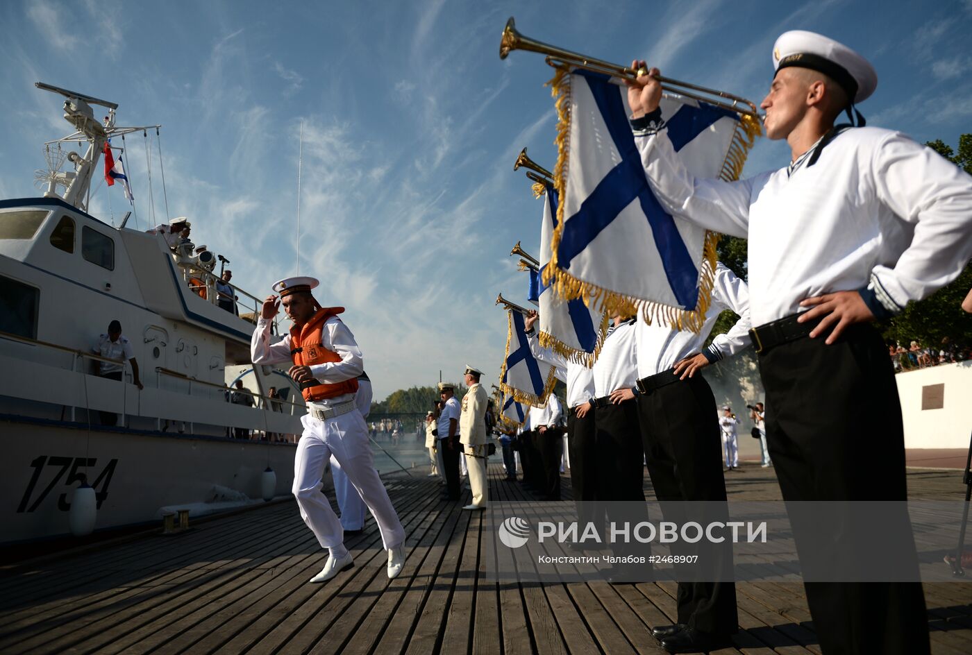 Празднование Дня ВМФ России в Севастополе