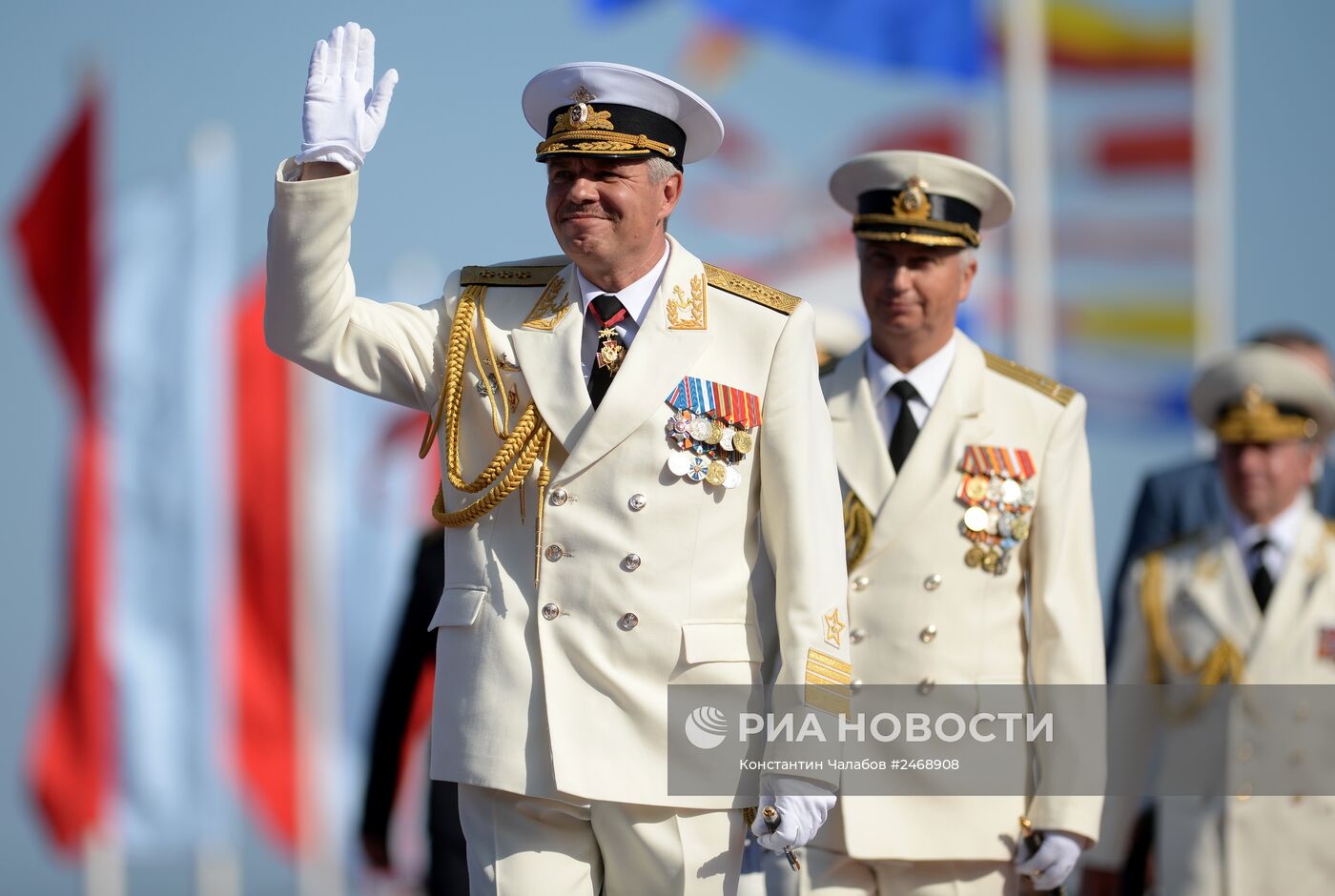 Празднование Дня ВМФ России в Севастополе