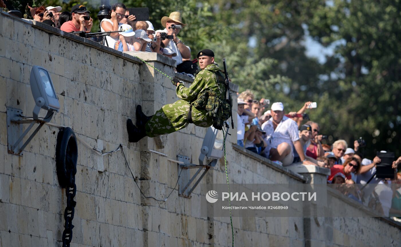 Празднование Дня ВМФ России в Севастополе