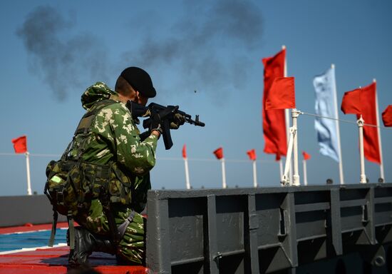 Празднование Дня ВМФ России в Севастополе