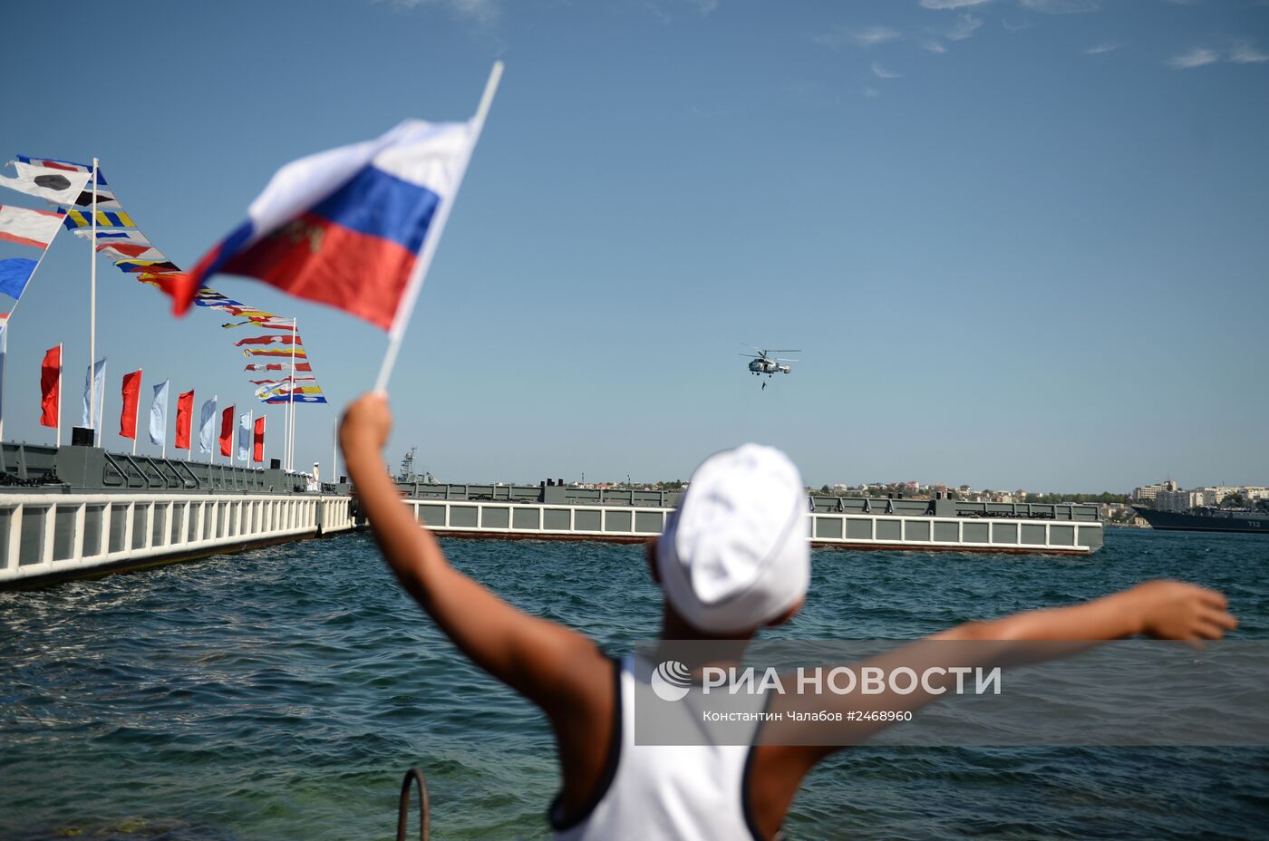 Празднование Дня ВМФ России в Севастополе
