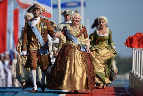 Празднование Дня ВМФ России в Севастополе