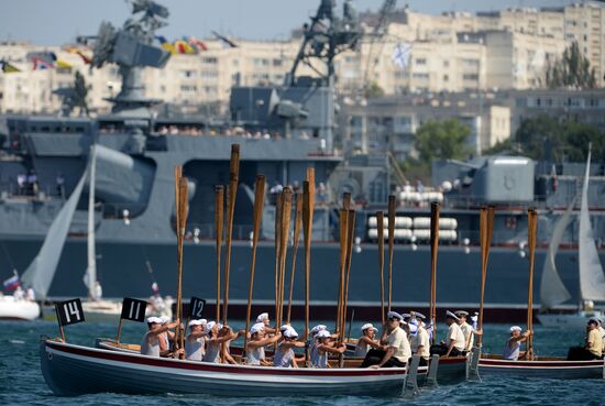 Празднование Дня ВМФ России в Севастополе