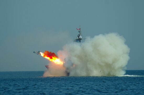 Празднование Дня ВМФ России в Севастополе