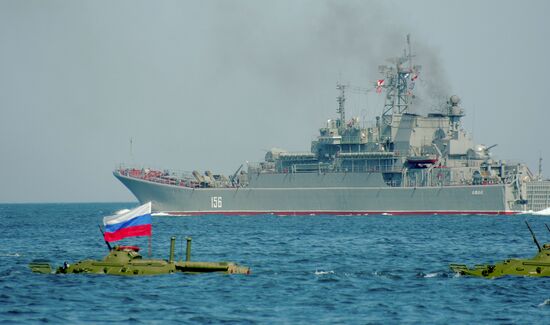 Празднование Дня ВМФ России в Севастополе