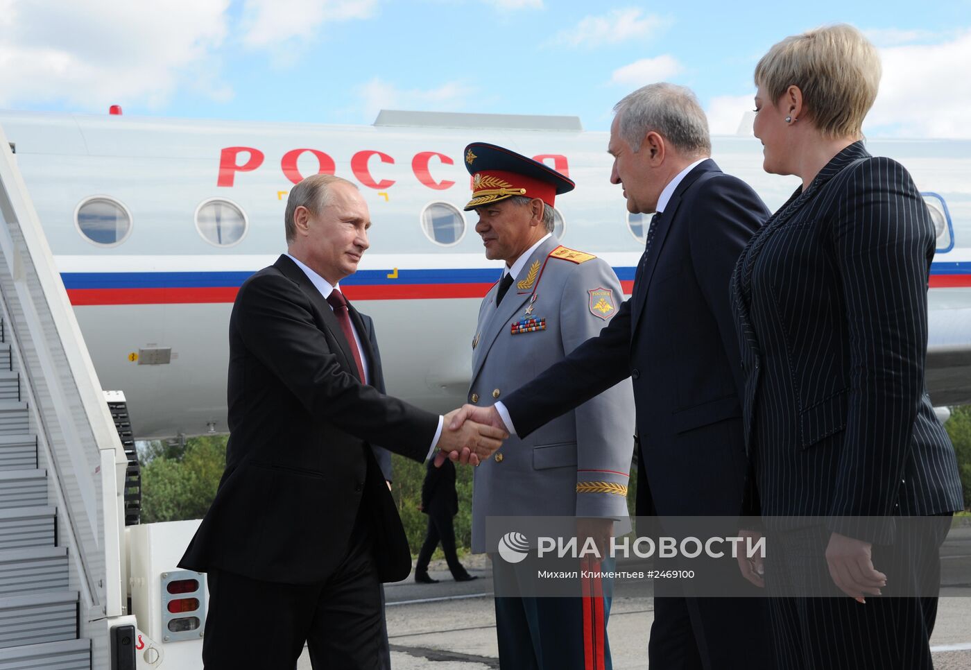 Рабочая поездка В.Путина в Североморск