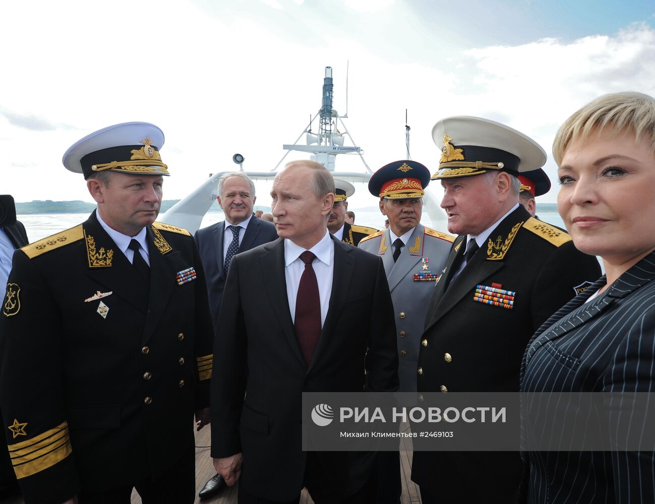 Рабочая поездка В.Путина в Североморск