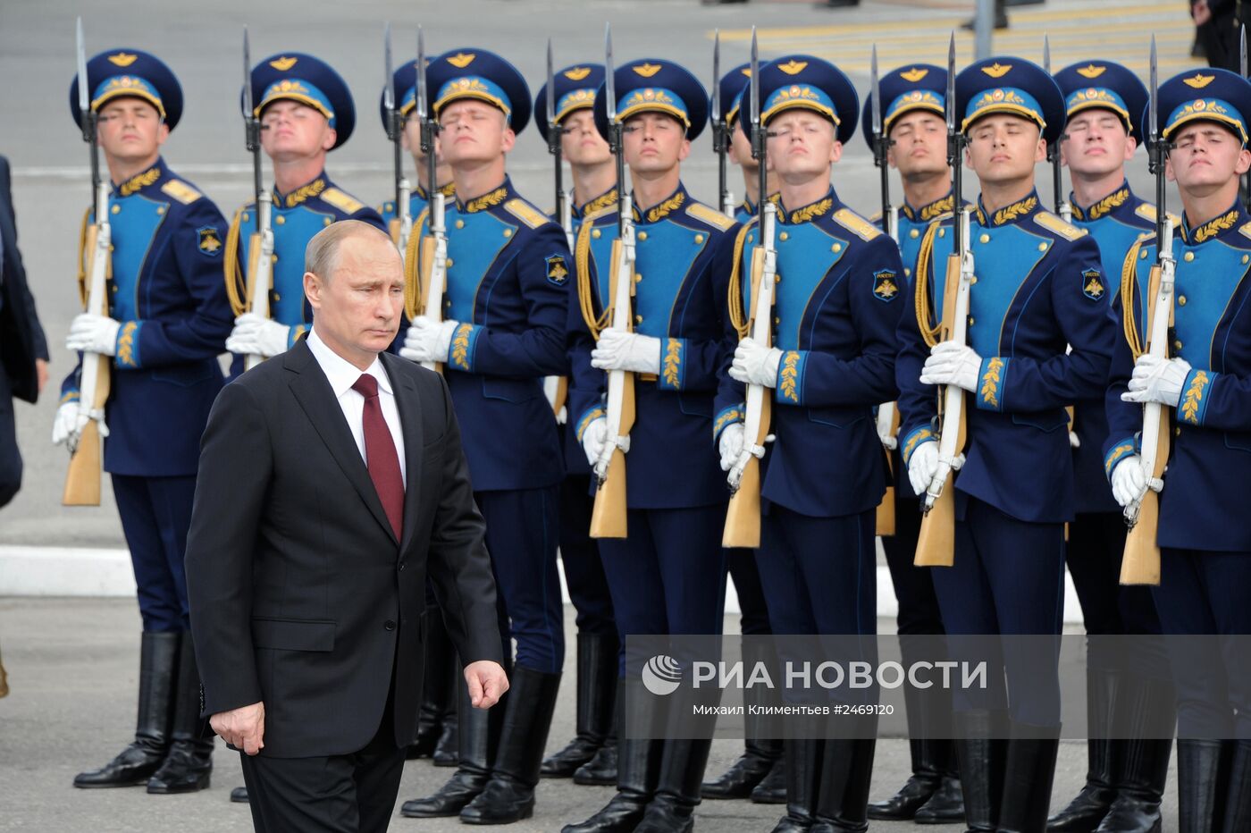 Рабочая поездка В.Путина в Североморск