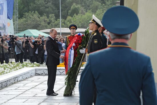 Рабочая поездка В.Путина в Североморск