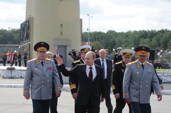 Рабочая поездка В.Путина в Североморск Рабочая поездка В.Путина в Североморск