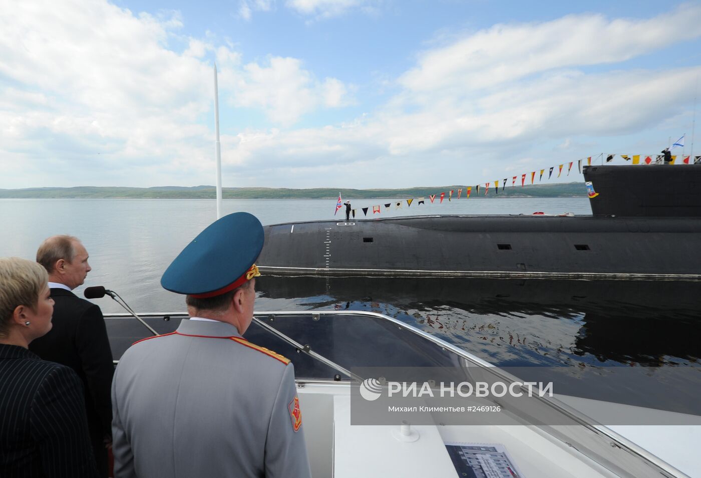 Рабочая поездка В.Путина в Североморск