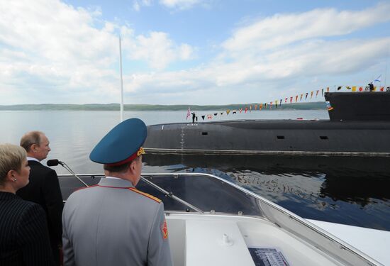 Рабочая поездка В.Путина в Североморск