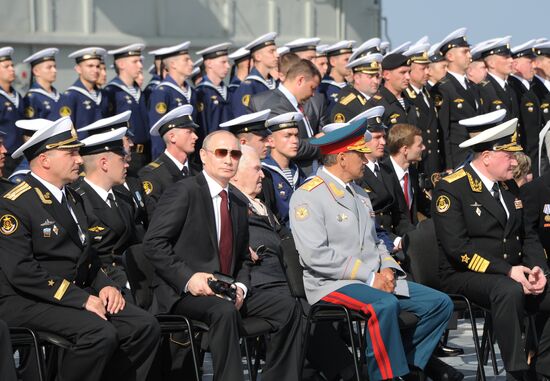 Рабочая поездка В.Путина в Североморск