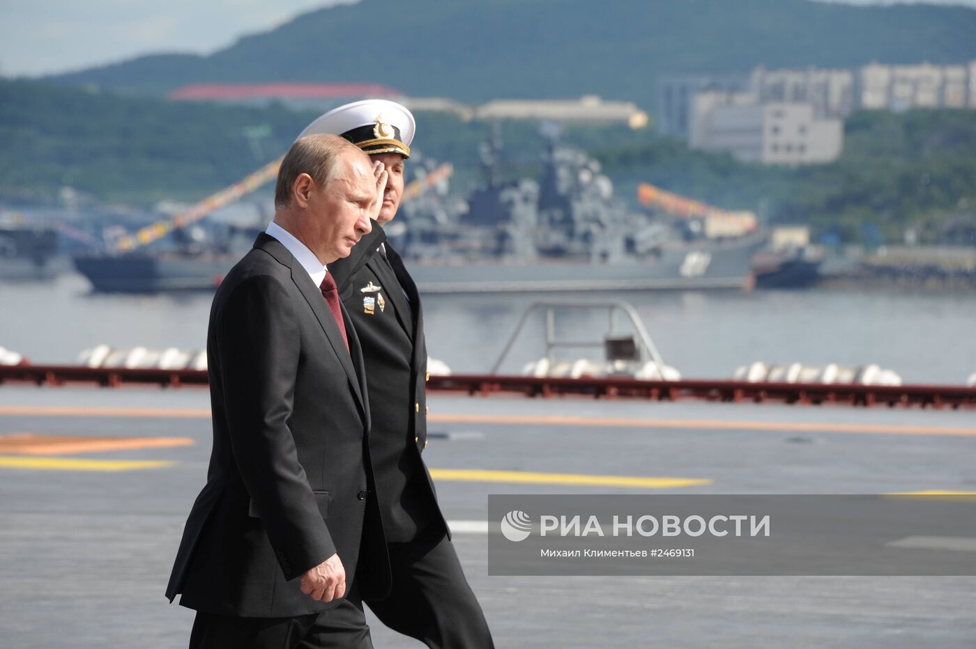 Рабочая поездка В.Путина в Североморск