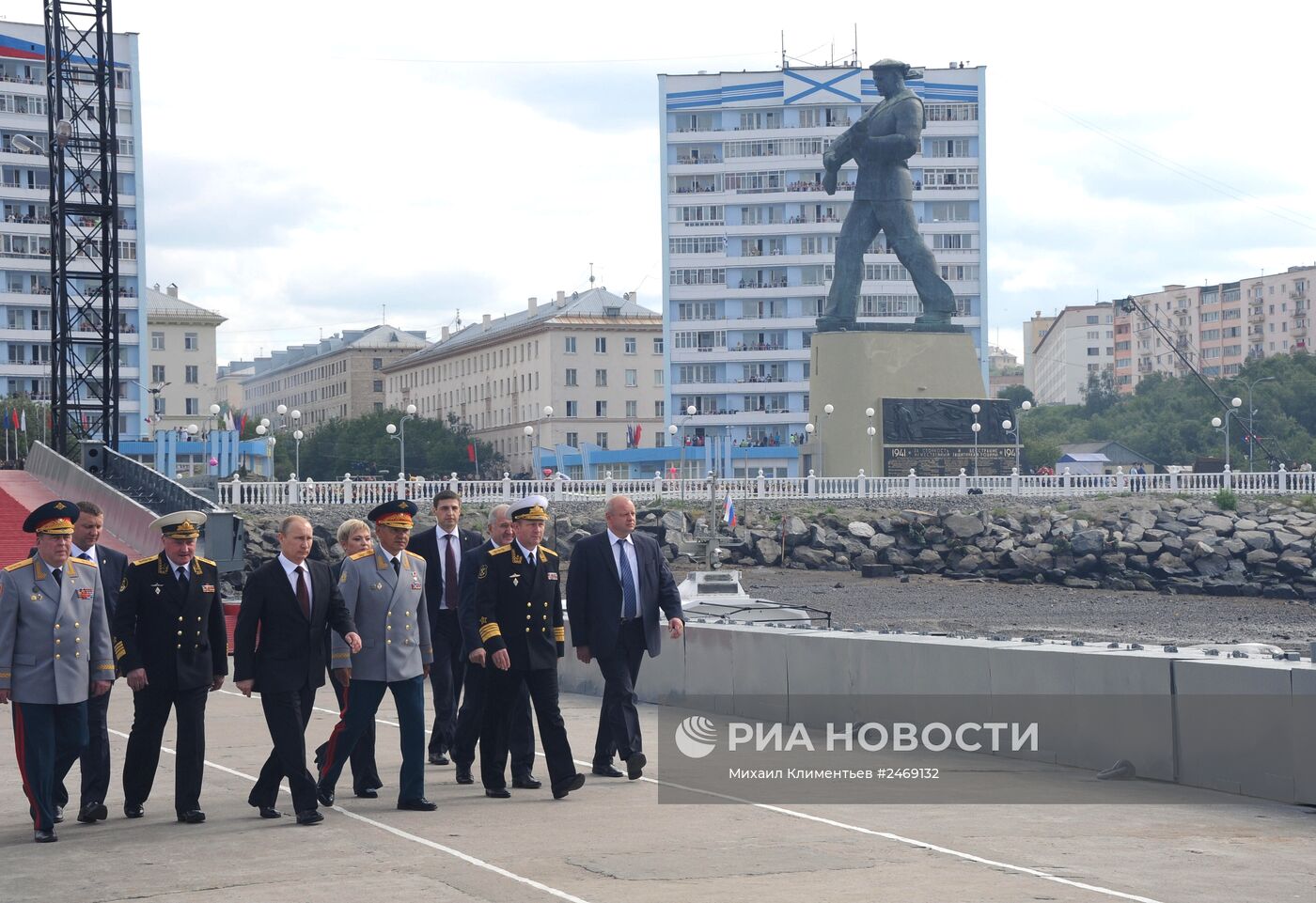 Рабочая поездка В.Путина в Североморск