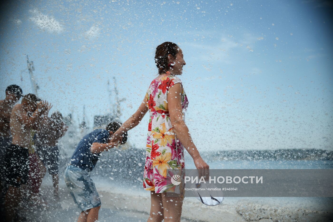 Празднование Дня ВМФ России в Севастополе