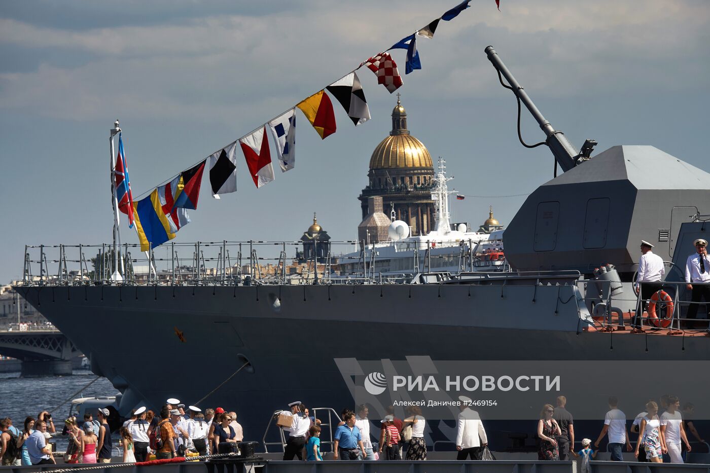 Празднование Дня ВМФ в России