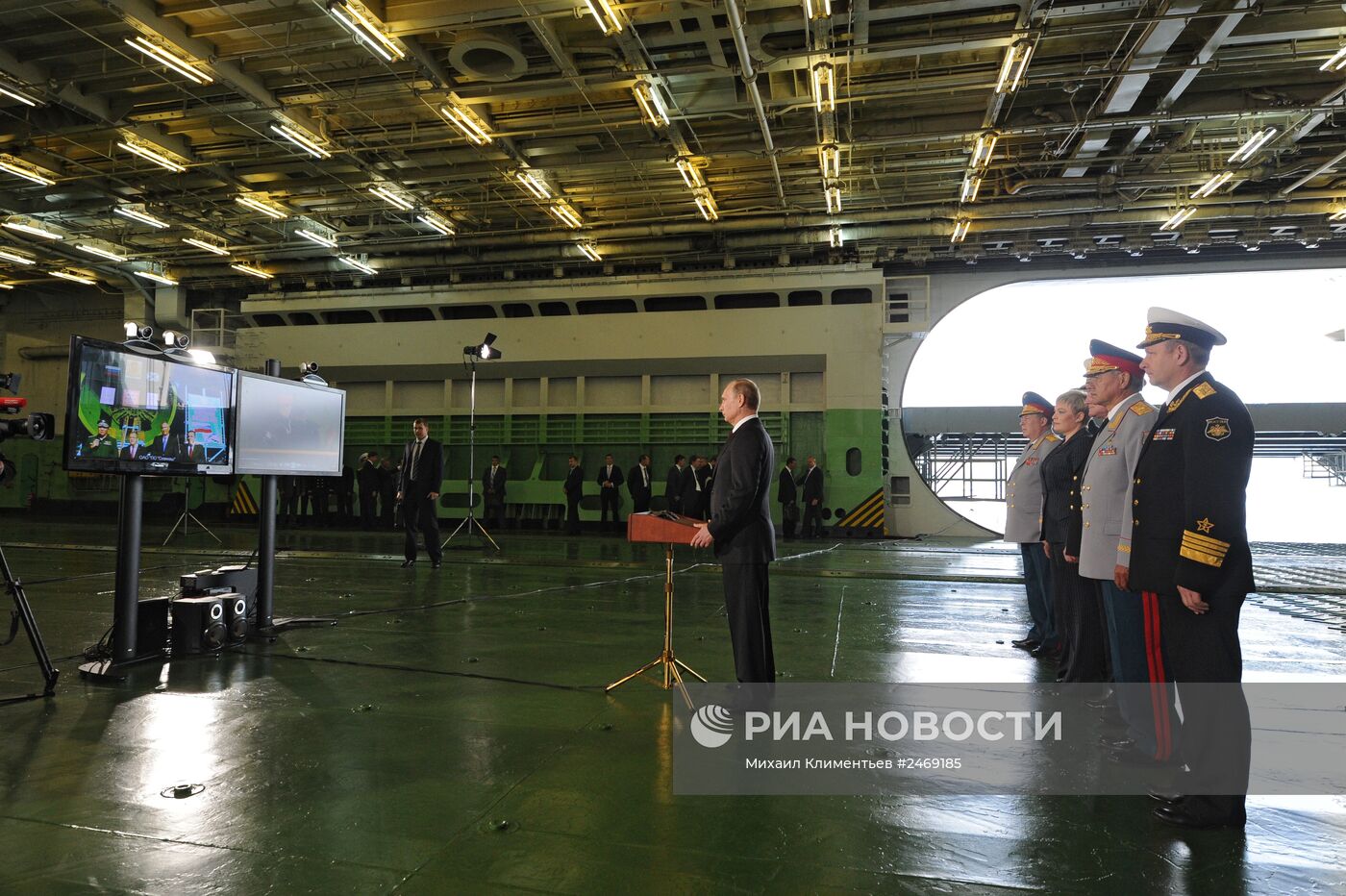 Рабочая поездка В.Путина в Североморск