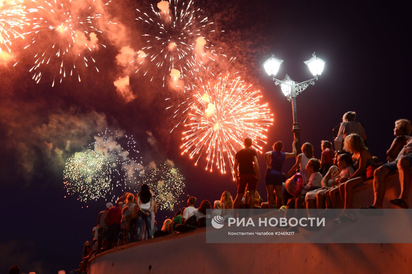 Празднование Дня ВМФ России в Севастополе